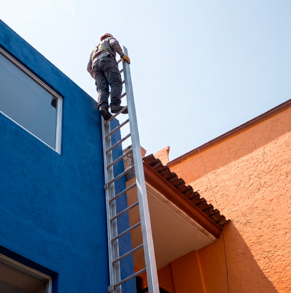 Escalera Plegable para bodega e industria